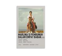 ASDGHIAWEUWQ Marlina The Murderer in Four Acts Poster Modern, Retro Art Aesthetics Canvas Painting Art Poster Cover Wall 20x30inch(50x75cm) Unframe-style