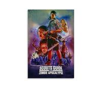 ASDGHIAWEUWQ Scouts Guide to The Zombie Apocalypse Poster Modern, Retro Art Aesthetics Canvas Painting Art Poster Cover Wall 16x24inch(40x60cm) Unframe-style