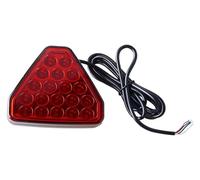 ASDGHJF Car Tail Light Brake Signal Lamp F1 Style Triangle Sporty Rear Bumper Flicker Pilot Third Lights Tail Light Warning(B)