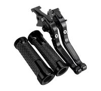 ASDGHJF Motorcycle Adjustable Brake Levers for Ducati for Monster M600 M 600 1994-2001 2000 1995 Motorcycle Adjustable Brake Clutch Handlebar Handle Bar Ends Grips Caps Levers(1)