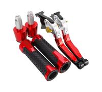 ASDGHJF Motorcycle Adjustable Brake Levers for Ducati for Monster M600 M 600 1994-2001 2000 1995 Motorcycle Adjustable Brake Clutch Handlebar Handle Bar Ends Grips Caps Levers(4)