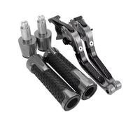 ASDGHJF Motorcycle Adjustable Brake Levers for Ducati for Monster M600 M 600 1994-2001 2000 1995 Motorcycle Adjustable Brake Clutch Handlebar Handle Bar Ends Grips Caps Levers(7)