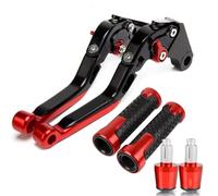 ASDGHJF Motorcycle Adjustable Brake Levers for GSF 600 for Bandit 1995-2004 2001 2002 2003 for Bandit GSF600 22MM Motorcycle Brake Clutch Lever Handlebar Hand Grips Ends(6)