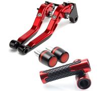 ASDGHJF Motorcycle Adjustable Brake Levers for Suzuki GSF600 for Bandit 600 1995-2004 Motorcycle Brake Clutch Lever 22MM Handlebar Hand Grips Ends(SKU 14)