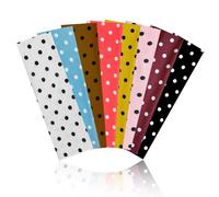 ASDIIT 8 pcs Fashion Polka Dot Headband For Women, Cute Stretchy Polkadot Headband Polka Dot, Striped head band, Hair Accessories For Yoga Running Sport
