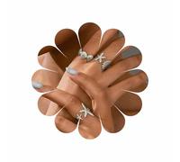 Asdinbrettan Gold Starfish Seashell Rings for Women, Ocean Theme Open Stackable Rings Women's Nautical Ring Collection - Starfish and Seashell Design, Gold Tone Adjustable Rings