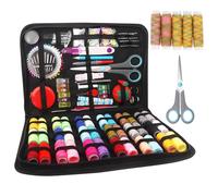 Asdirne Sewing Kit for Adults, 189 PCS Sewing Accessories with 41 XL Spools Thread, Scissors, Thimbles, Tape Measure & Portable Carry Case, Premium DIY Repair Kit for Home, Travel and Daily Use, Black