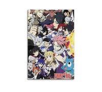 ASDIVMZZC Fairy Tail Anime Cartoon Poster Poster Decorative Painting Canvas Wall Posters And Art Picture Print Modern Family Bedroom Decor Posters 24x36inch(60x90cm)