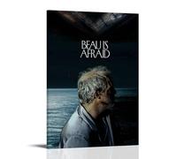 ASDJWAUEYWEH Beau Is Afraid Poster Canvas Decor Wall Art Posters Vintage Art Esthetic Decoration for Living Room Bed Room 16x24inch(40x60cm) Frame-style