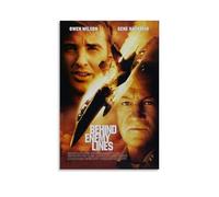 ASDJWAUEYWEH Behind Enemy Lines Poster Canvas Decor Wall Art Posters Vintage Art Esthetic Decoration for Living Room Bed Room 16x24inch(40x60cm) Unframe-style