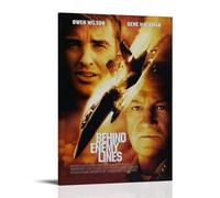 ASDJWAUEYWEH Behind Enemy Lines Poster Canvas Decor Wall Art Posters Vintage Art Esthetic Decoration for Living Room Bed Room 08x12inch(20x30cm) Frame-style