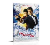 ASDJWAUEYWEH Die Another Day Poster Canvas Decor Wall Art Posters Vintage Art Esthetic Decoration for Living Room Bed Room 12x18inch(30x45cm) Frame-style