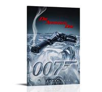 ASDJWAUEYWEH Die Another Day Poster Canvas Decor Wall Art Posters Vintage Art Esthetic Decoration for Living Room Bed Room 12x18inch(30x45cm) Frame-style