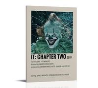 ASDJWAUEYWEH It Chapter Two Poster Canvas Decor Wall Art Posters Vintage Art Esthetic Decoration for Living Room Bed Room 12x18inch(30x45cm) Frame-style