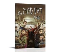ASDJWAUEYWEH My Mad Fat Diary Poster Canvas Decor Wall Art Posters Vintage Art Esthetic Decoration for Living Room Bed Room 20x30inch(50x75cm) Frame-style
