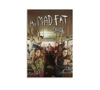 ASDJWAUEYWEH My Mad Fat Diary Poster Canvas Decor Wall Art Posters Vintage Art Esthetic Decoration for Living Room Bed Room 24x36inch(60x90cm) Unframe-style