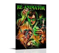 ASDJWAUEYWEH Re-Animator Poster Canvas Decor Wall Art Posters Vintage Art Esthetic Decoration for Living Room Bed Room 20x30inch(50x75cm) Frame-style
