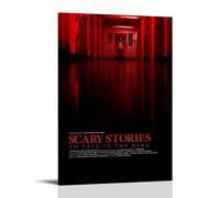 ASDJWAUEYWEH Scary Stories to Tell in The Dark Poster Canvas Decor Wall Art Posters Vintage Art Esthetic Decoration for Living Room Bed Room 16x24inch(40x60cm) Frame-style