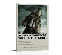 ASDJWAUEYWEH Scary Stories to Tell in The Dark Poster Canvas Decor Wall Art Posters Vintage Art Esthetic Decoration for Living Room Bed Room 12x18inch(30x45cm) Frame-style