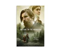 ASDJWAUEYWEH The Girl on The Mountain Poster Canvas Decor Wall Art Posters Vintage Art Esthetic Decoration for Living Room Bed Room 16x24inch(40x60cm) Unframe-style