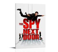 ASDJWAUEYWEH The Spy Next Door Poster Canvas Decor Wall Art Posters Vintage Art Esthetic Decoration for Living Room Bed Room 16x24inch(40x60cm) Frame-style