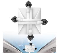 ASDKJL Foldable Starlink Mini Car Mount with Suction Cups,Quick Release Sunroof/Moonroof Mount for Car, RV, Boat, Truck Glass (White)