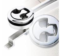asdmm Boat Cam Latch T-Handle Hatch Lock, 316 Stainless Steel Flush Mount Deck Lock, Heavy Duty for RV Boat Yacht Trailer Without Key