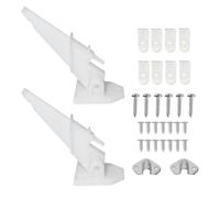 asdmm Marine Boat Speedometer Pitot, Automatic Kick-up Tube Assembly Up to 80 MPH (White,2 Pack)