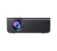ASDNN Compatible with Android IOS,1080P High Definition Portable Projector with 200 Inch Display,WiFi Projector,mini Projector with Synchronized Smartphone Screen (black)