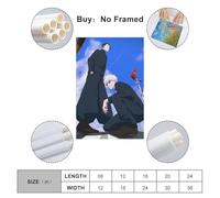 ASDOCVX Anime Curse Return Natsuyoujie Gojo Satoru Character Poster Poster Decorative Painting Canvas Wall Posters And Art Picture Print Modern Family Bedroom Decor Posters 16x24inch(40x60cm)