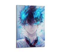 ASDOCVX Anime Poster Ao No Exorcist Poster Decorative Painting Canvas Wall Posters And Art Picture Print Modern Family Bedroom Decor Posters 08x12inch(20x30cm)