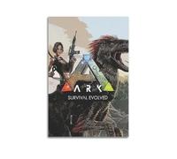 ASDOCVX Ark Survival Evolved Game Poster Poster Decorative Painting Canvas Wall Posters And Art Picture Print Modern Family Bedroom Decor Posters 24x36inch(60x90cm)