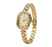 Asdppe Women's Watches Gold Small Oval Dainty Wrist Watch for Ladies, Gold