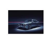 ASDSA Car Poster Bmw E30 M3 Poster Decorative Painting Canvas Wall Art Living Room Posters Bedroom Painting 12x18inch(30x45cm)