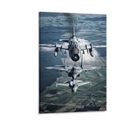 ASDSA F-16 Fighting Falcon Vs Mig-29 Fulcrum Poster Decorative Painting Canvas Wall Art Living Room Posters Bedroom Painting 16x24inch(40x60cm)