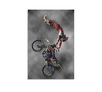 ASDSA Motocross Poster Dirt Bike Poster Poster Decorative Painting Canvas Wall Art Living Room Posters Bedroom Painting 12x18inch(30x45cm)