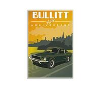 ASDSA Retro Muscle Car Retro Muscle Car Poster Ford Mustang Canvas Art Poster And Wall Art Picture Print Modern Family Bedroom Decor Posters 08x12inch(20x30cm)