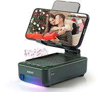 ASEAT Gifts for Men Him, Cell Phone Stand with Bluetooth Speaker&Led Color Changing Light, Unique Gifts for Women Dad Her Husband, Birthday Gifts for Men
