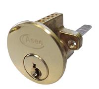ASEC 5-Pin Rim Cylinder - Chrome Plated (Boxed)