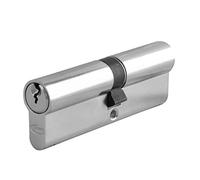 ASEC 6-Pin Euro Double Cylinder - 90mm 35/55 (30/10/50) Nickel Plated