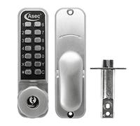 Asec AS3300 Series Easy Code Change Digital Lock With Key Override & Optional Holdback - Optional Holdback & Key Override