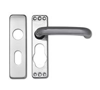 Asec Door furniture Lever Lock Oval