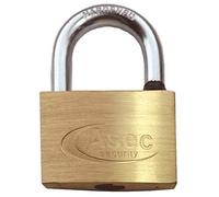 ASEC KA Open Shackle Brass Padlock - 60mm KA `H` Boxed