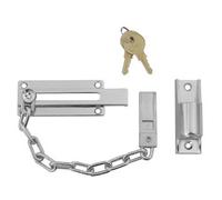 Asec Locking Door Chain Chrome