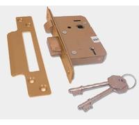 Asec Mortice Sashlock 64mm PB