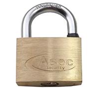 Asec Padlockock As50mm Ka-M Os Brs Bx