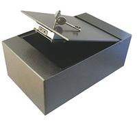 Asec Top Opening Key Operated Cupboard Safe with £1000 Cash Rating 203mm