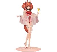 ASEDRFY 18cm Arknights Angelina Figure PVC Statue Anime Figures Action Figure Model Collection Doll Decoration Toy Gift (Color : Red)