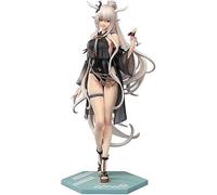 ASEDRFY 18cm Arknights Angelina Figure PVC Statue Anime Figures Action Figure Model Collection Doll Decoration Toy Gift (Color : Red)