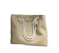 ASEDRFY Large Capacity Weave Tote Summer Beach Straw Handbag Female Bohemian Shoulder Bag for Women Travel Bags